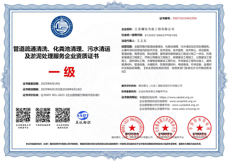 丹徒企业资质证书